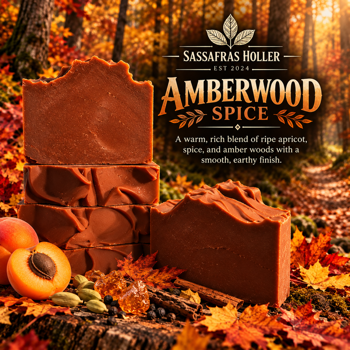 Amberwood Spice Goat's Milk Soap | Bundle Options