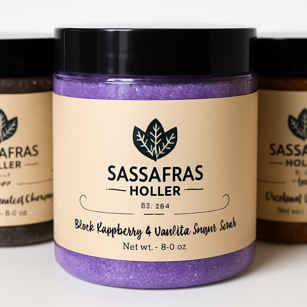 Handmade Sugar Scrubs | Black Raspberry & Vanilla
