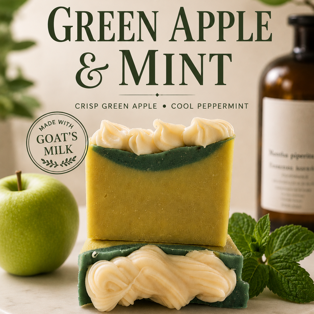 Green Apple and Mint | Goat's Milk Soap + Bundle Options