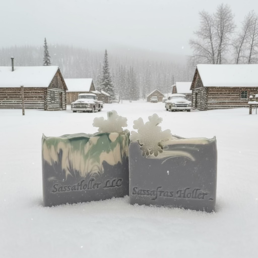 Frosted Fir Gift Set| Artisan Goats Milk Soap • Sugar Scrub • Sugar Cube Scrubs