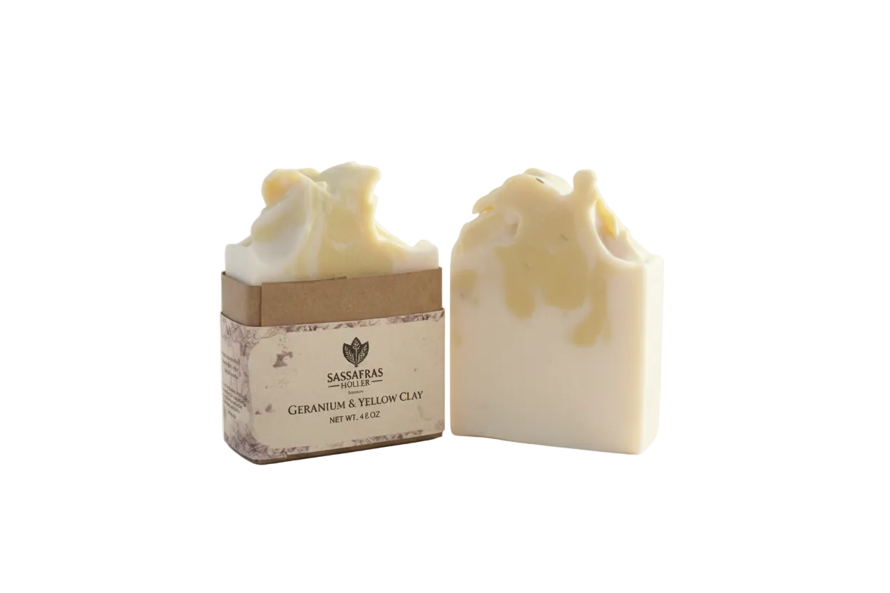 Geranium & Yellow Clay | Handmade Soap - All Natural | Vegan