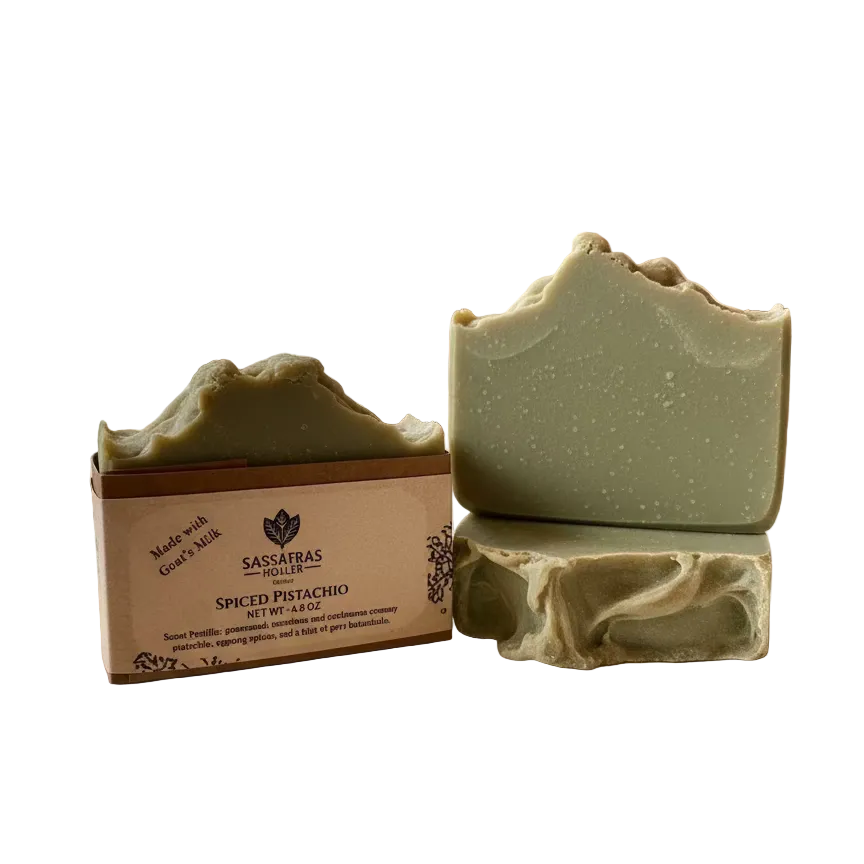 Spiced Pistachio Goat Milk Soap | Handmade Soap