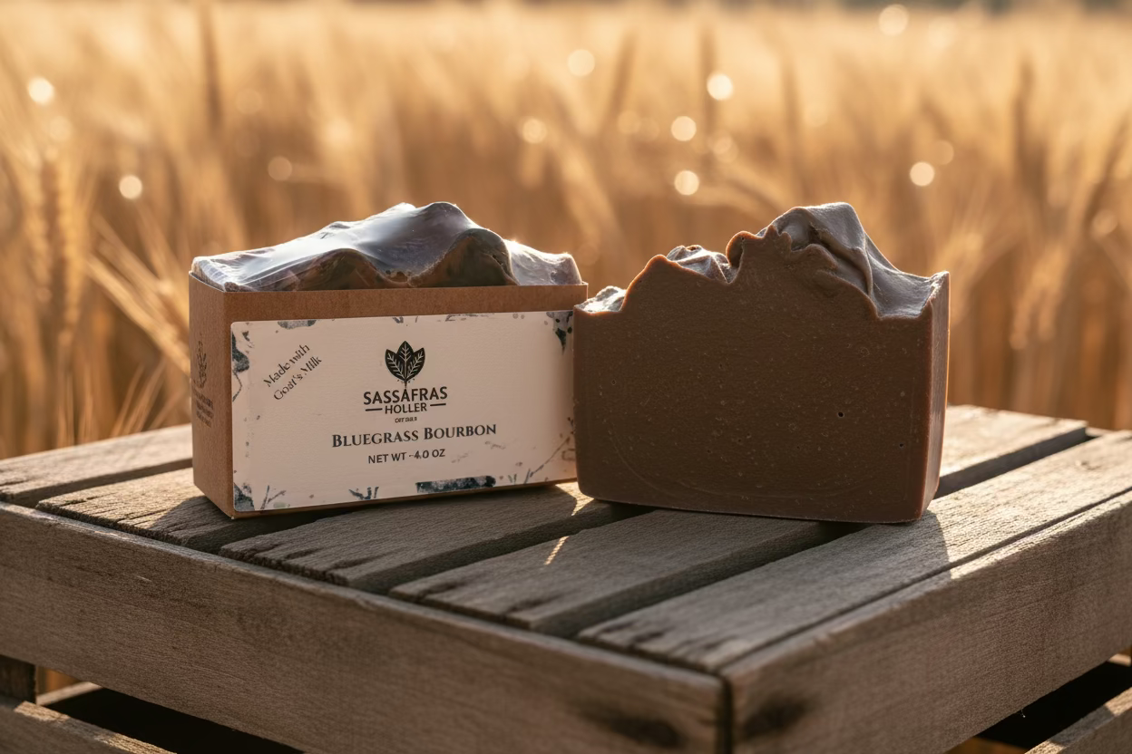 Bluegrass Bourbon Goat Milk Soap | Handmade Soap