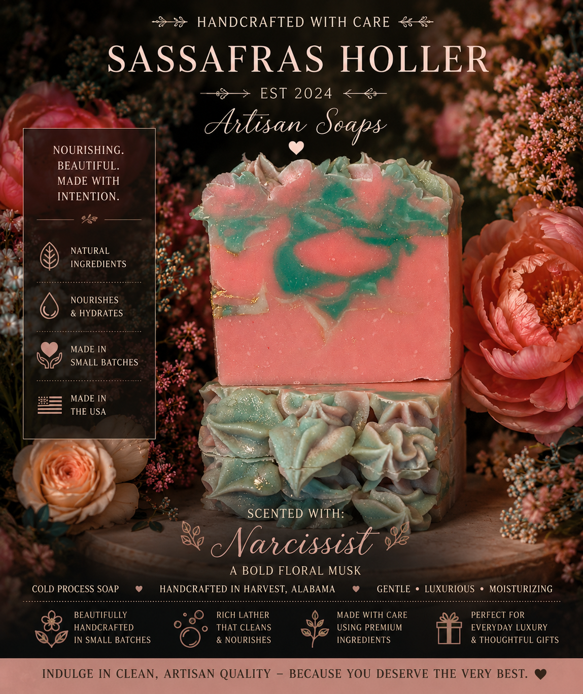 Narcissist | Goat's Milk Soap and Bundle Options