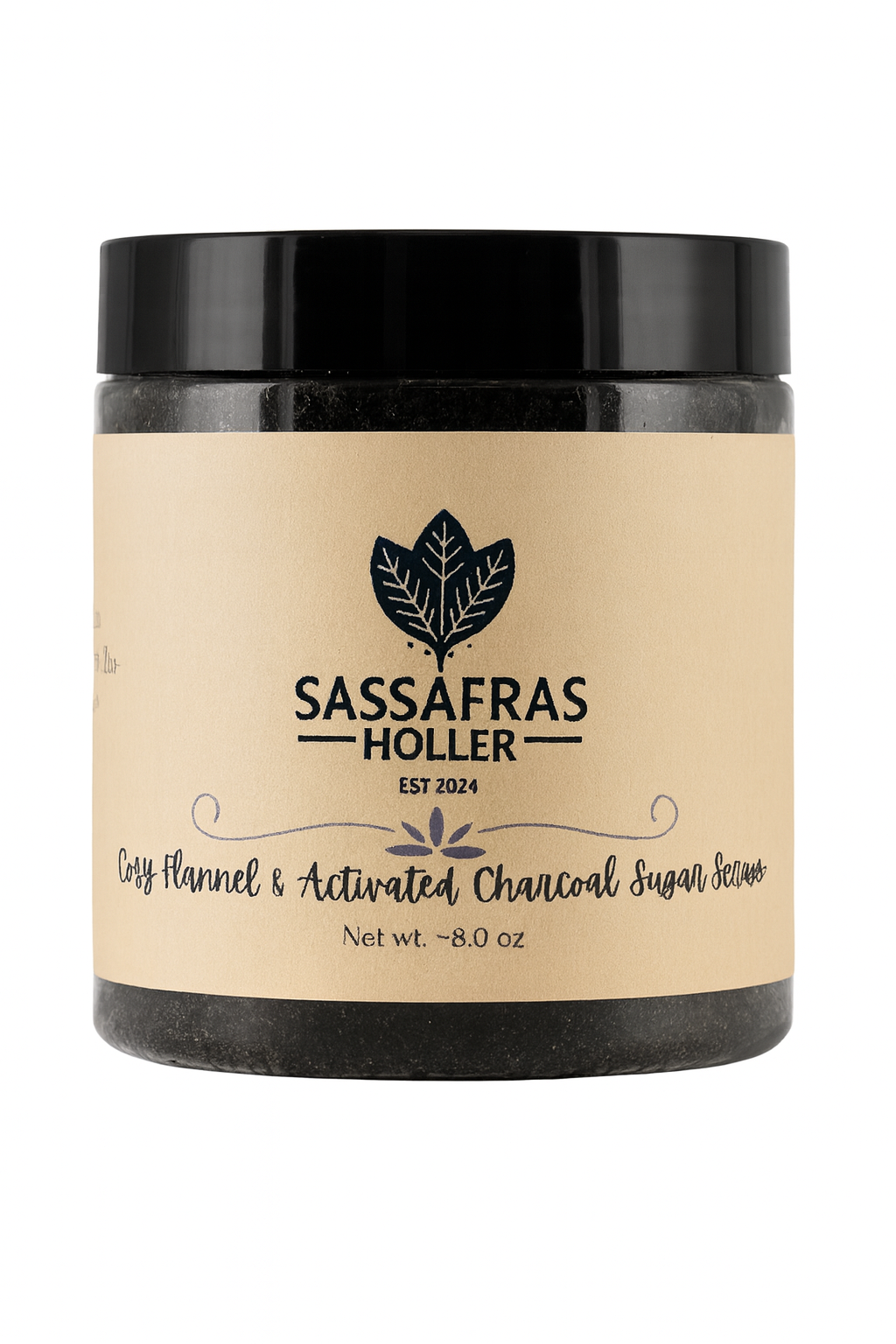 Handmade Sugar Scrubs | Cozy Flannel & Activated Charcoal