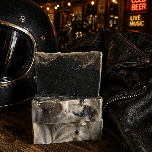 Blacktop & Leather Goat's Milk Soap + Bundle Options