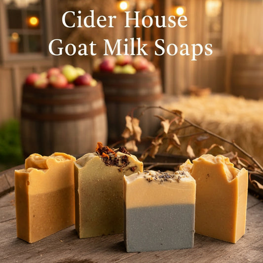 Cider House Bars- All-Natural Goat's Milk & Apple Cider Vinegar Soaps