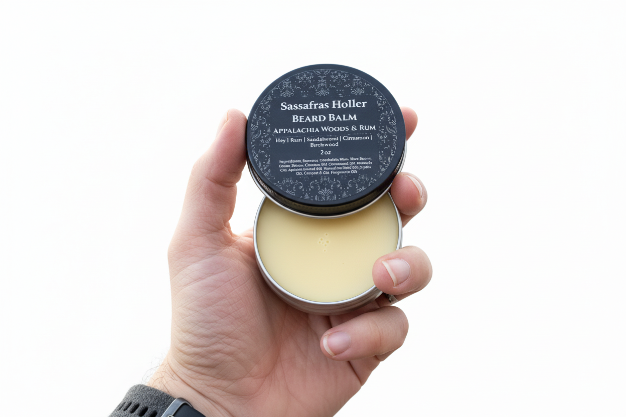 Sassafras Holler Handcrafted Beard Balm