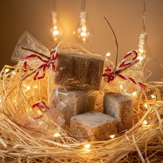Gingerbread & Brown Sugar Bliss Gift Set Soap • Sugar Scrub • Sugar Cube Scrubs • Bath Bomb• Sugar Cube Scrubs