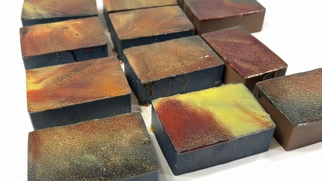 Fireside Goat Milk Soap | Handmade Dipped Soap