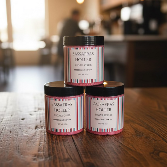 Handmade Sugar Scrubs | Peppermint Mocha