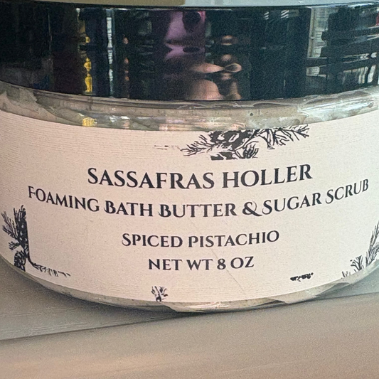 Foaming Bath Butter & Scrub | Spiced Pistachio