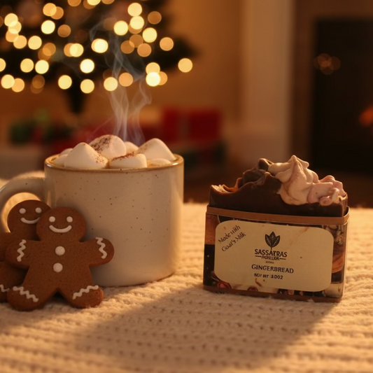 Gingerbread Goat Milk Soap | Handmade Winter Soap