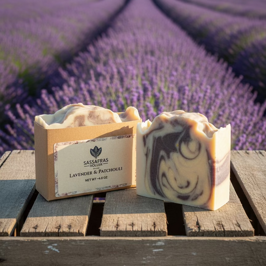 Lavender & Patchouli Soap | Handmade Soap - All Natural