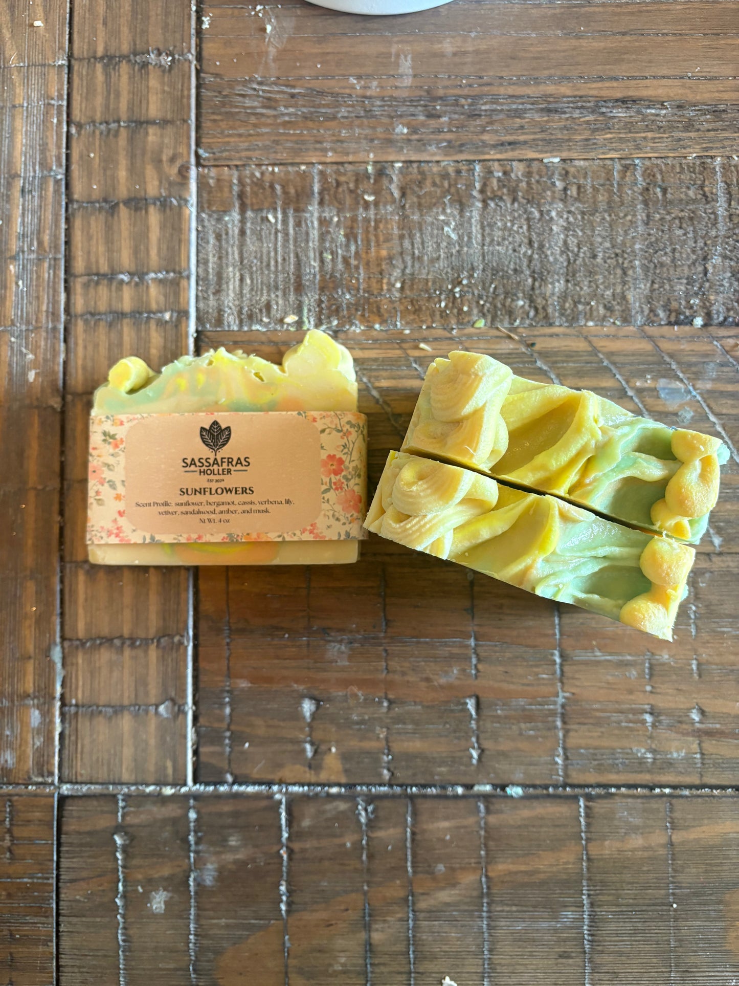 Sunflowers Goat's Milk Soap | Handmade Soap