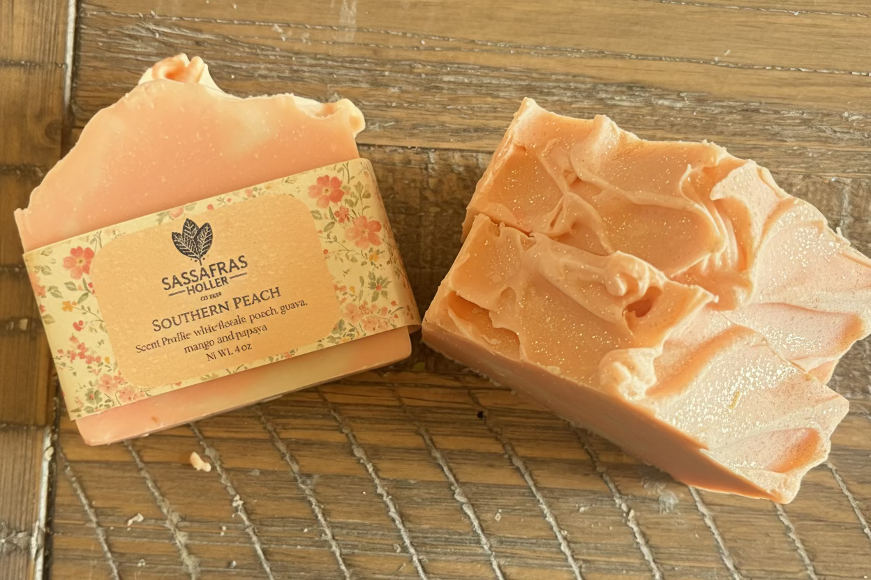 Southern Peach Goat's Milk Soap | Handmade Soap