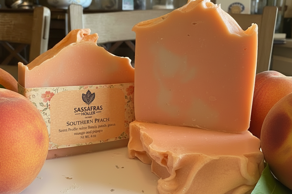 Southern Peach Goat's Milk Soap | Handmade Soap