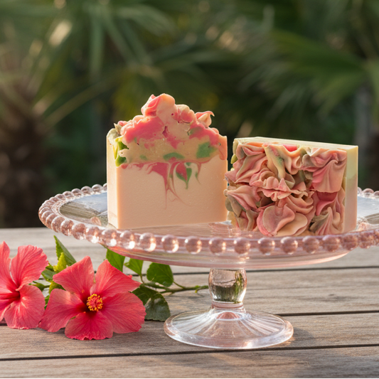 Hawaiian Hibiscus Goat's Milk Soap + Bundle Options