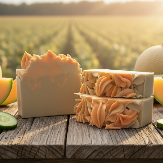 Cucumber Melon Goat's Milk Soap | Handmade Soap