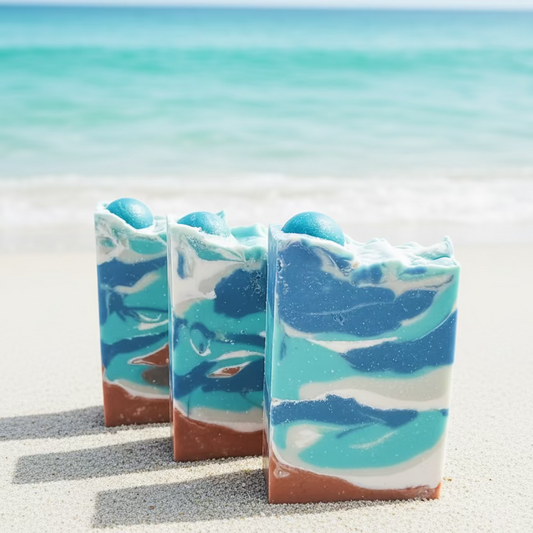 Coastal Mint & Lime (Aquamarine) Goats Milk Soap + Bundle Options
