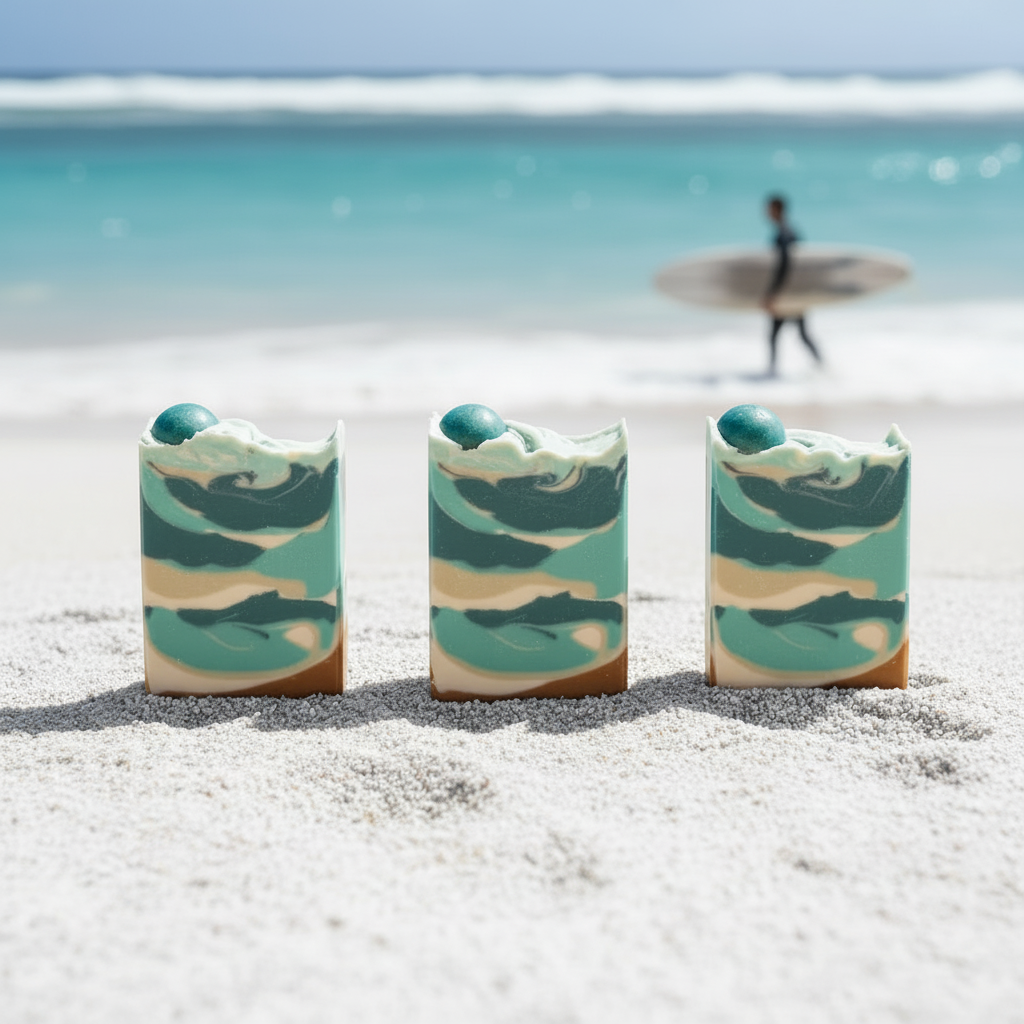 Coastal Mint & Lime (Aquamarine) Goats Milk Soap + Bundle Options