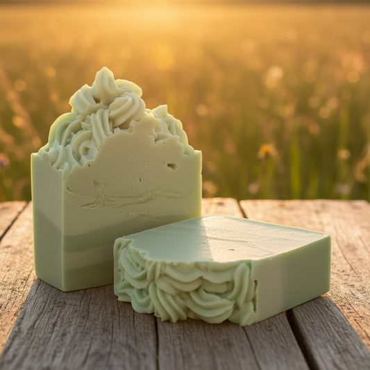 Cucumber & Green Tea Goat's Milk Soap | Handmade Soap