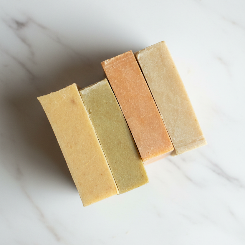 PitZone Mechanic's Soap - Goat's Milk Soap for Hard Working Hands - 4 Pack