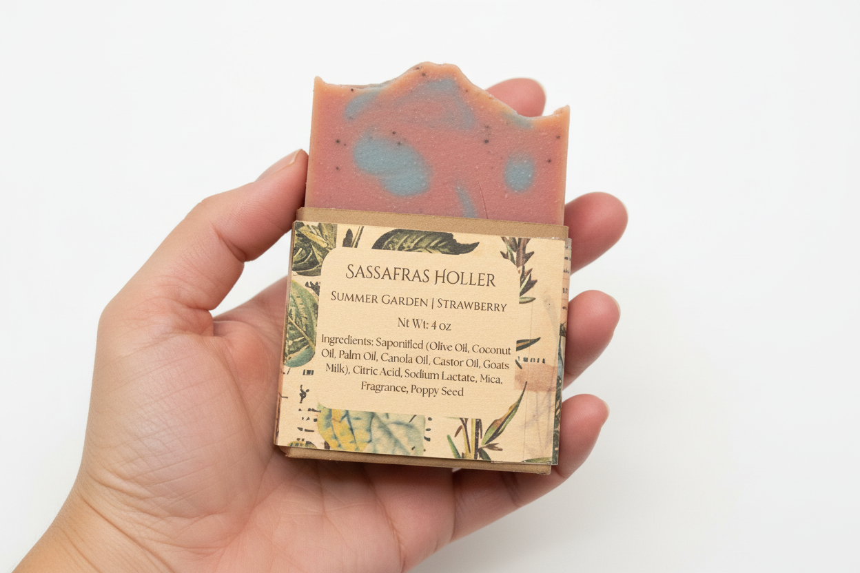 Summer Garden Collection | Strawberry Goat's Milk Soap