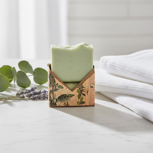 Summer Garden Collection | Cucumber Mint Goat's Milk Soap | with Spirulina