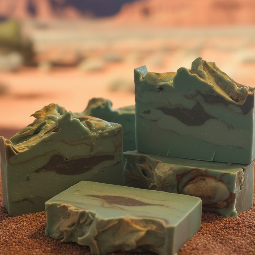 Turquoise Gold Goat's Milk Soap + Bundle Options