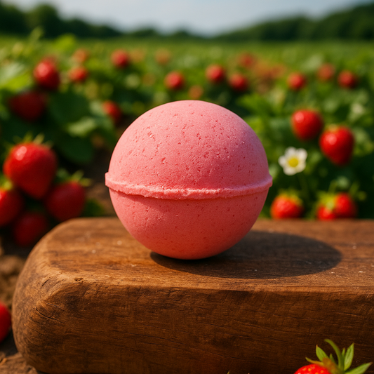 Juicy Strawberry Bath Bomb