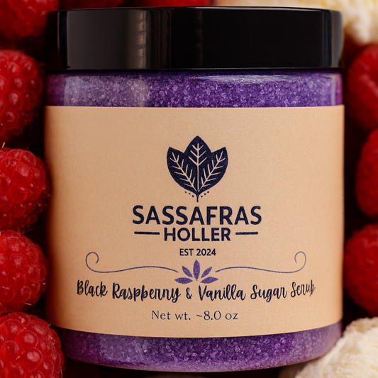 Handmade Sugar Scrubs | Black Raspberry & Vanilla