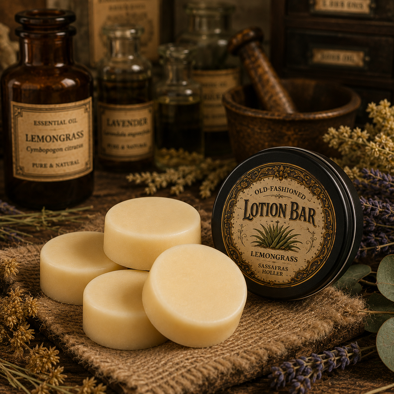 Solid Lotion Bars & Sticks
