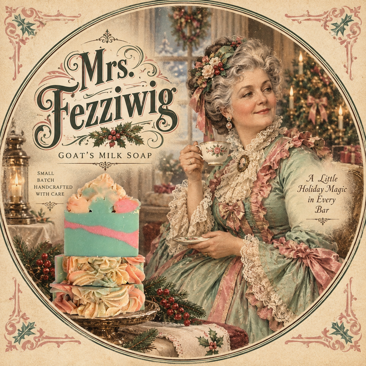 Mrs. Fezziwig's Christmas Fig Goat Milk Soap | Bundle Options