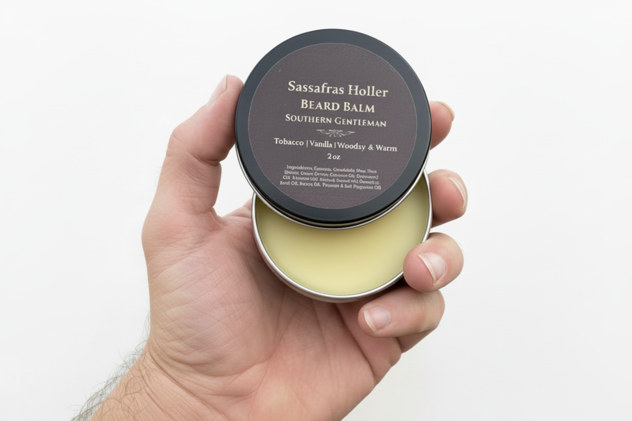 Sassafras Holler Handcrafted Beard Balm