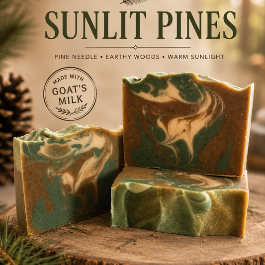 Sunlit Pines | Goat's Milk Soap + Bundle Options